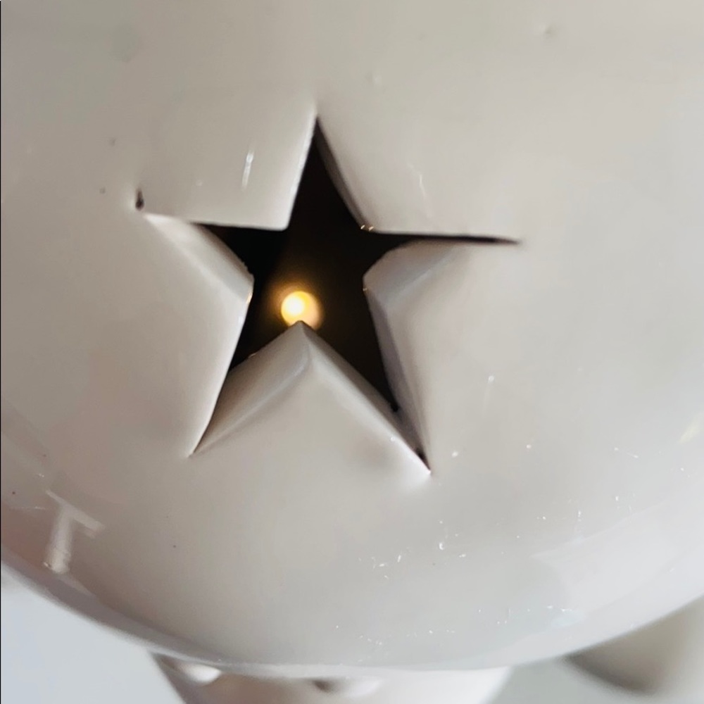 Lila & Jack White Ceramic Bear Cordless Lamp - Picture 9 of 15